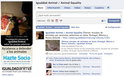 Más de  seguidores de Igualdad Animal en Facebook! | Igualdad Animal
