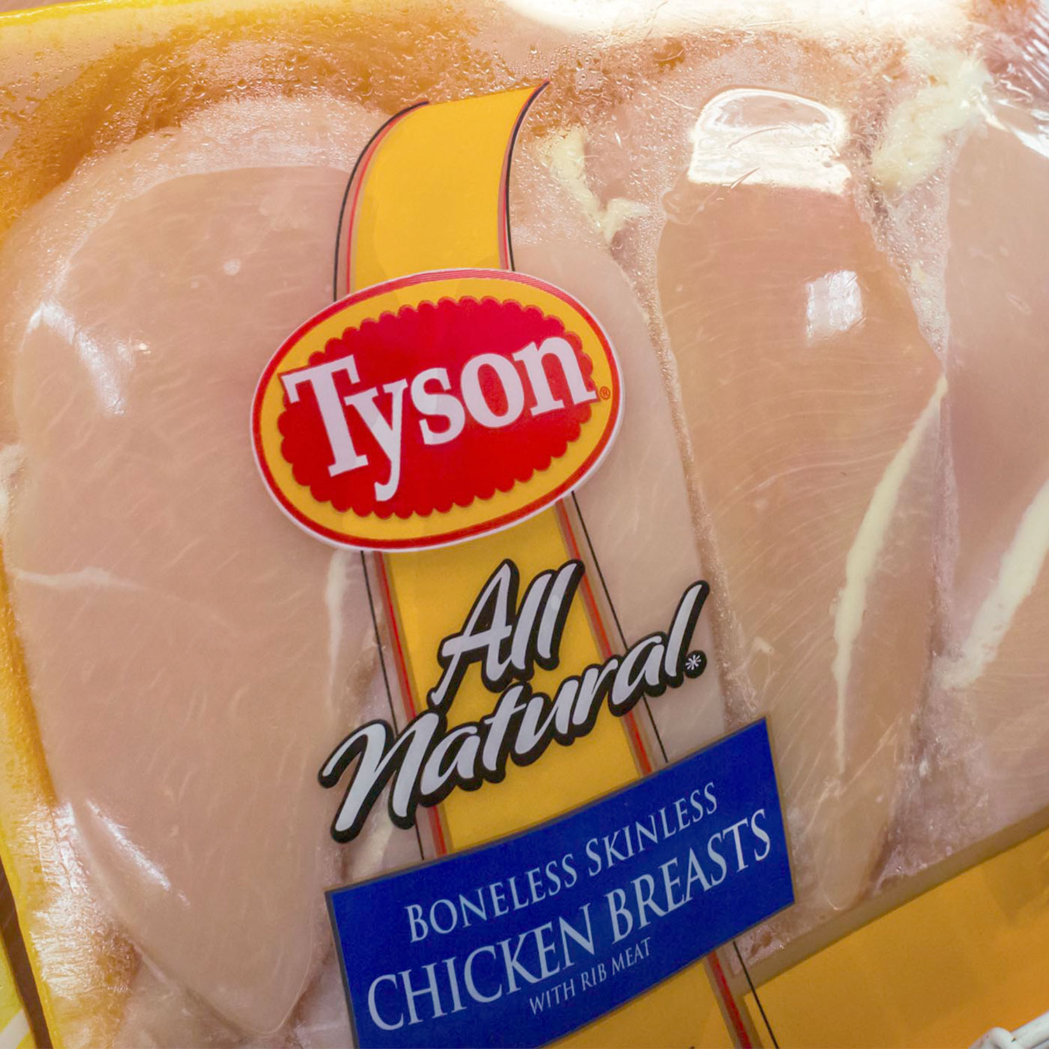 Tyson brand chicken breasts