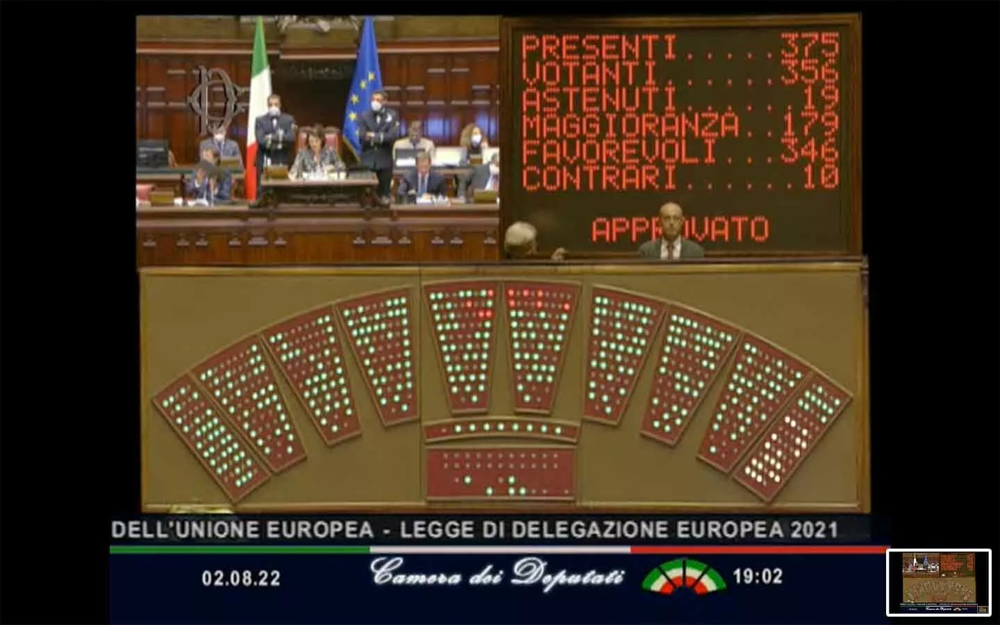 Con 346 votos a favor y sólo 10 en contra, la iniciativa se aprobó por mayoría absoluta.