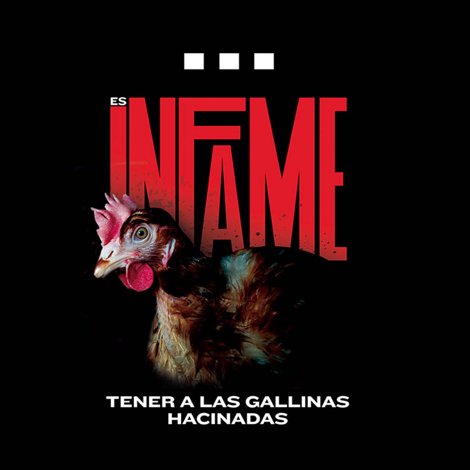 KFC - Infame tener a las gallinas hacinadas