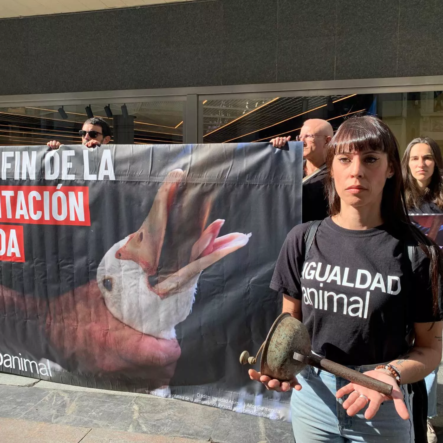 Activistas por el fin de la alimentación forzada