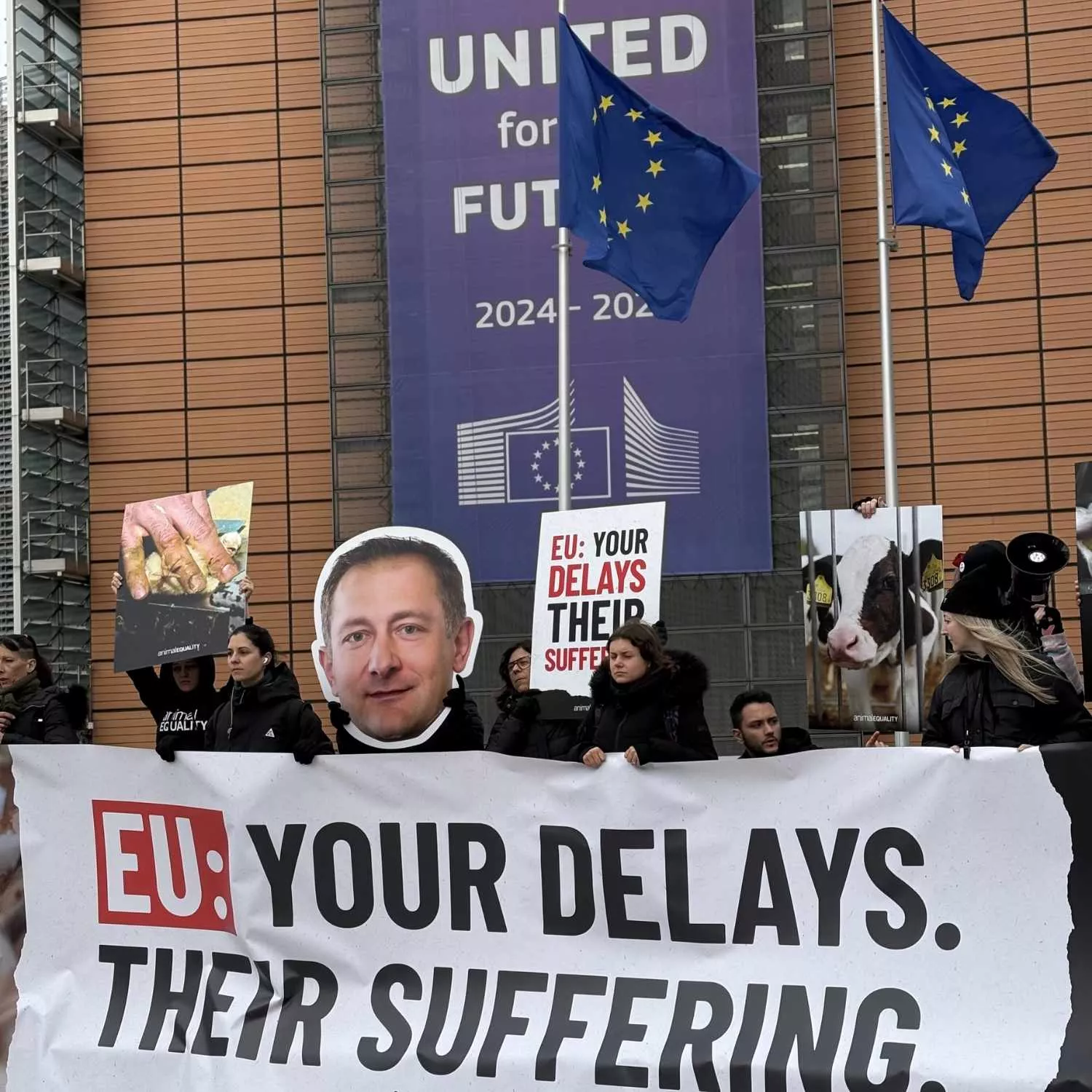 190.000 europeos exigen fin de jaulas para animales