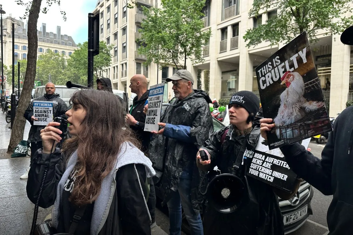 Protestas en Barcelona y otras ciudades frente a MyTheresa por Kroger 8