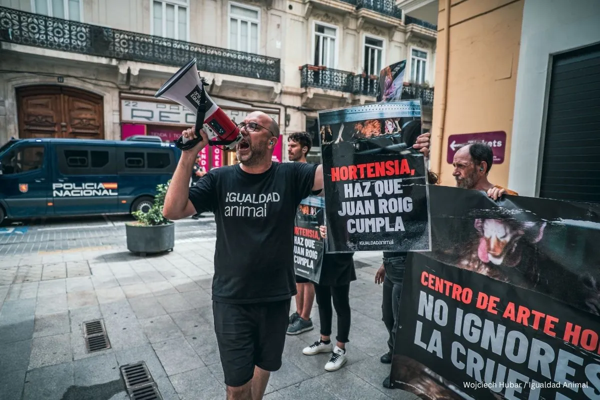 Noticia protestas ERRE y Centro de Arte Hortensia Herrero 18 junio