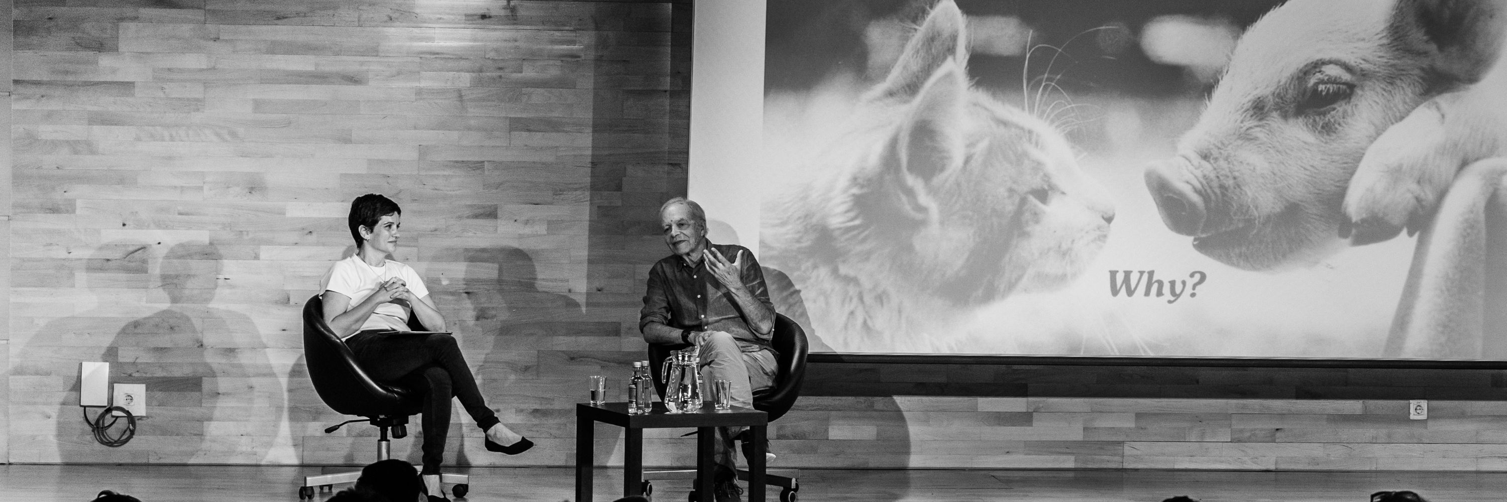 Noticia Peter Singer apoya a Igualdad Animal
